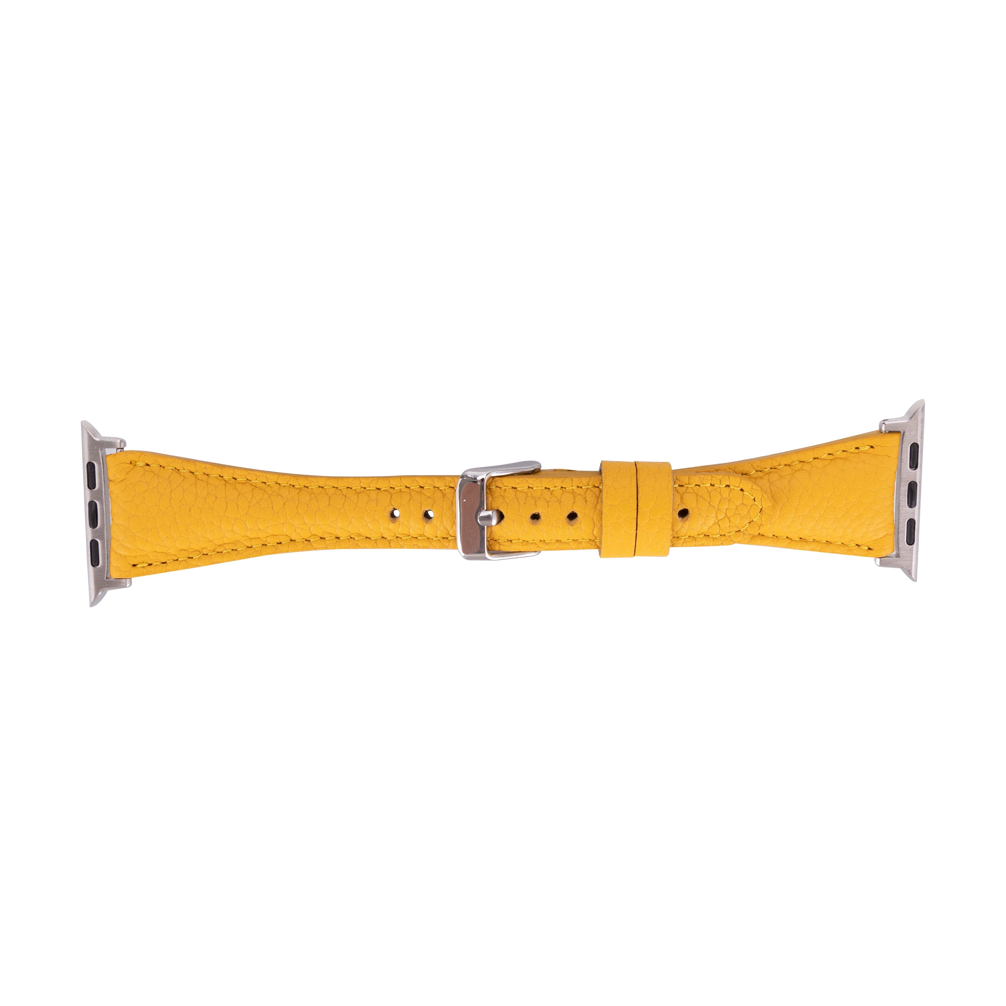 Bloomband Signature Butter Yellow Leather Apple Watch Band - 44/45/46/49Mm