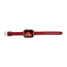 Bloomband Signature Crimson Red Leather Apple Watch Band - 44/45/46/49Mm