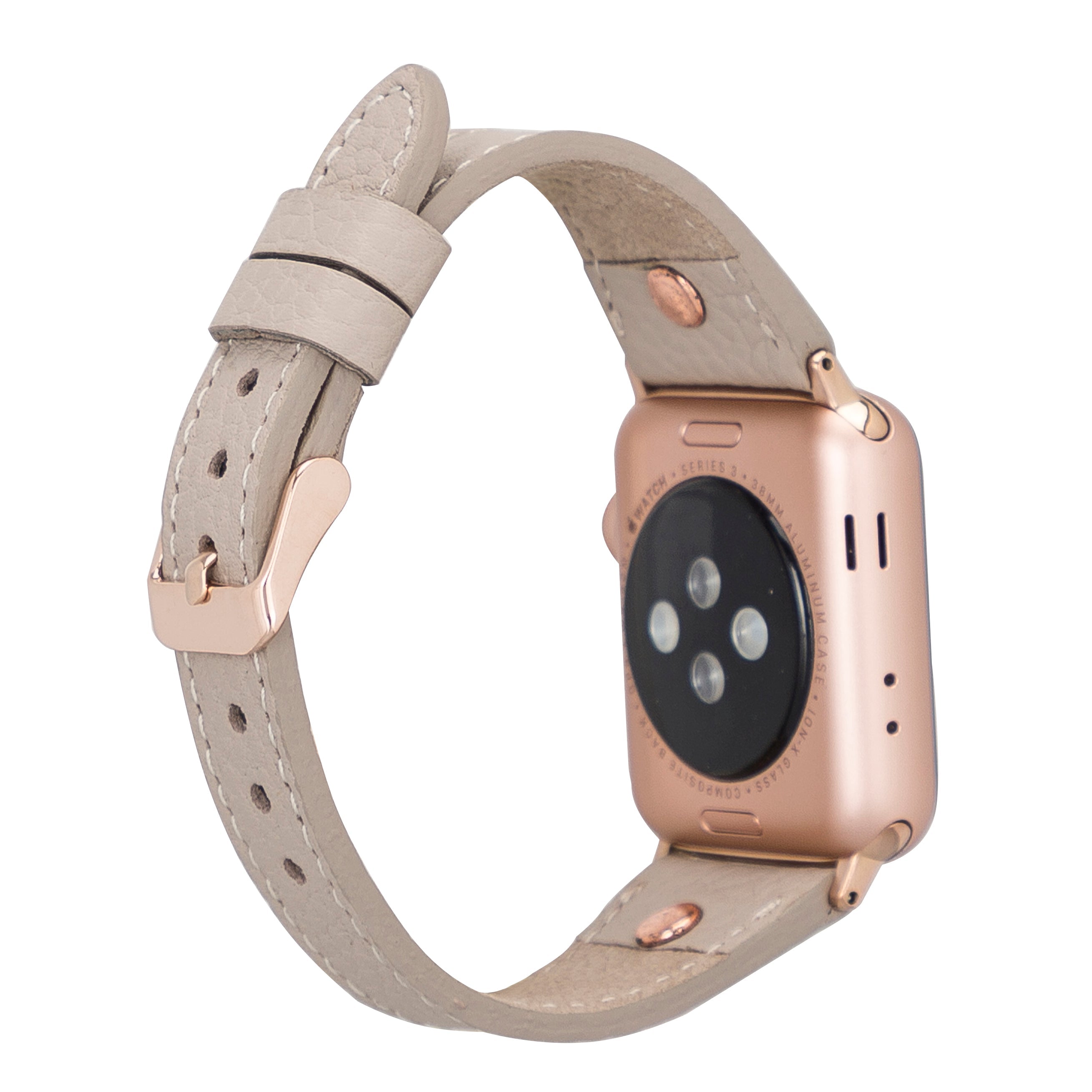 Bloomband Signature Dune Brown Leather Apple Watch Band - 44/45/46/49Mm