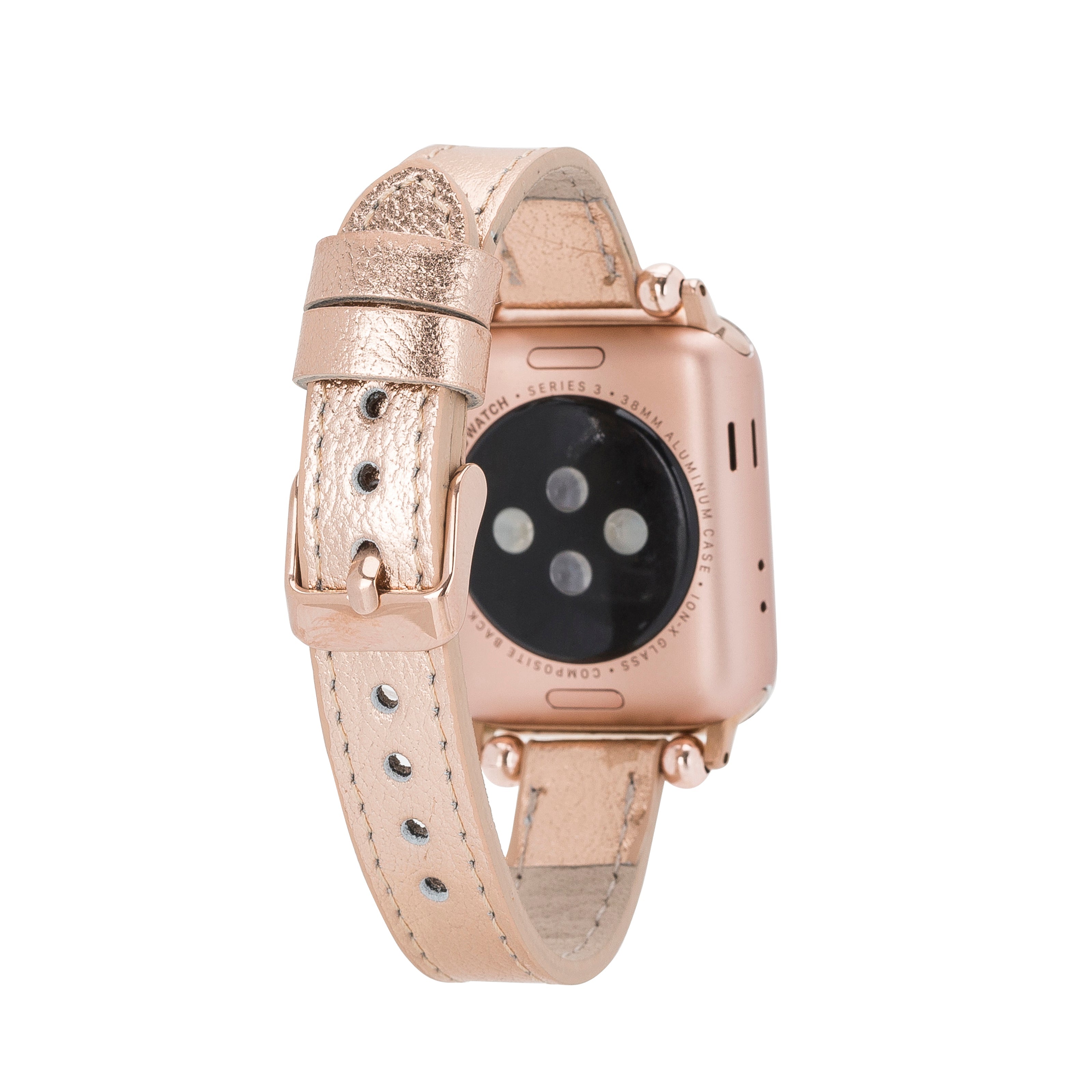 Bloomband Signature Golden Sand Leather Apple Watch Band - 44/45/46/49Mm