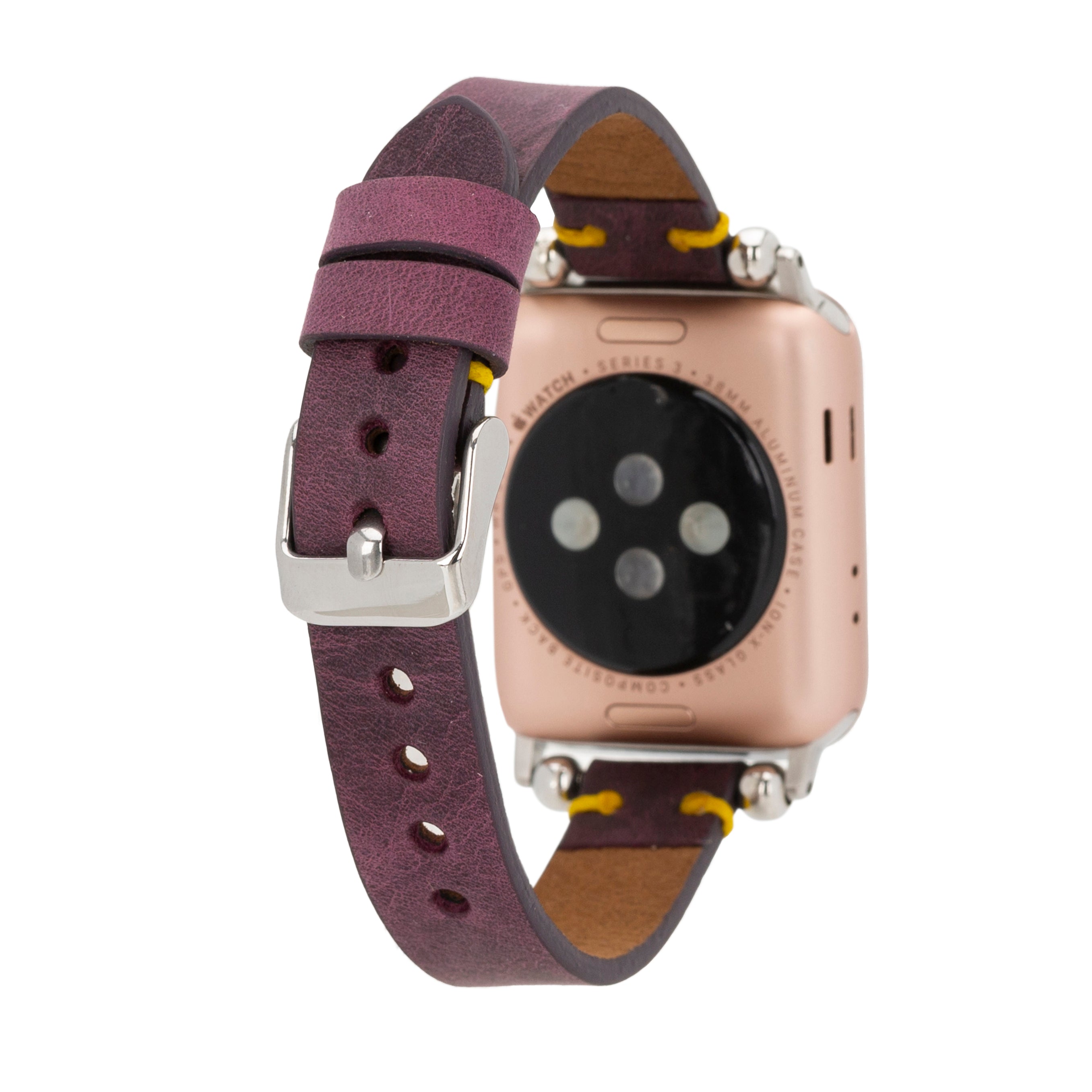 Bloomband Signature Mulberry Bloom Leather Apple Watch Band - 44/45/46/49Mm