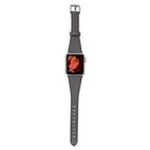 Bloomband Signature Stone Gray Deri Apple Watch Kordonu(44/45/46/49Mm)