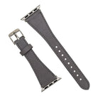 Bloomband Signature Stone Gray Deri Apple Watch Kordonu(44/45/46/49Mm)