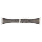Bloomband Signature Stone Gray Leather Apple Watch Band - 44/45/46/49Mm