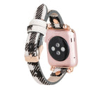 Bloomband Signature Wild Zebra Leather Apple Watch Band - 44/45/46/49Mm