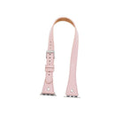 Bloomband Silver Tokalı Double Tour Pink Deri Apple Watch Kayışı - 44/45/46/49Mm