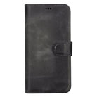 Bloomcase Apple Iphone 15 Pro Max (6.7") Warm Greige Hakiki Deri Çıkarılabilir Cüzdanlı Telefon Kılıfı