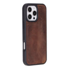 Bloomcase Apple Iphone 16 Pro Max(6.9") Dark Mocassin Hakiki Deri Telefon Kılıfı