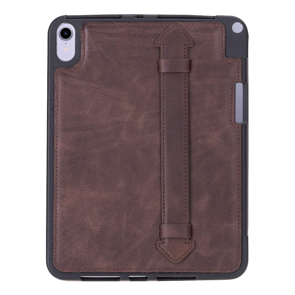 Bloomcase Felix Dark Brown Apple Ipad Mini 6 Hakiki Deri Kılıf - El Askılı