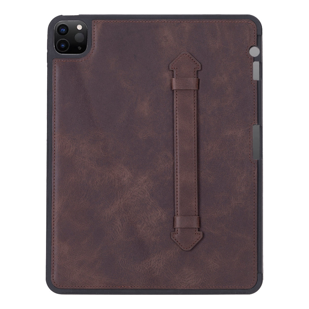 Bloomcase Felix Saddle Brown Apple Ipad Air 10.5" (2021 5Th) Hakiki Deri Kılıf - El Askılı