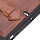 Bloomcase Felix Tan Apple Ipad Air 10.5" Hakiki Deri Kılıf - El Askılı