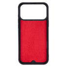Bloomcase Mono Crimson Flame Apple Iphone 17 Pro (6.3") Hakiki Deri Magsafe Kılıf