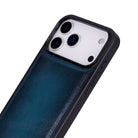 Bloomcase Mono Midnight Marine Apple Iphone 17 Pro (6.3") Hakiki Deri Magsafe Kılıf
