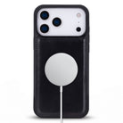 Bloomcase Mono Obsidian Black Apple Iphone 17 Pro (6.3") Hakiki Deri Magsafe Kılıf