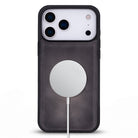 Bloomcase Mono Ash Mist Apple Iphone 17 Pro Max(6.9") Hakiki Deri Magsafe Kılıf