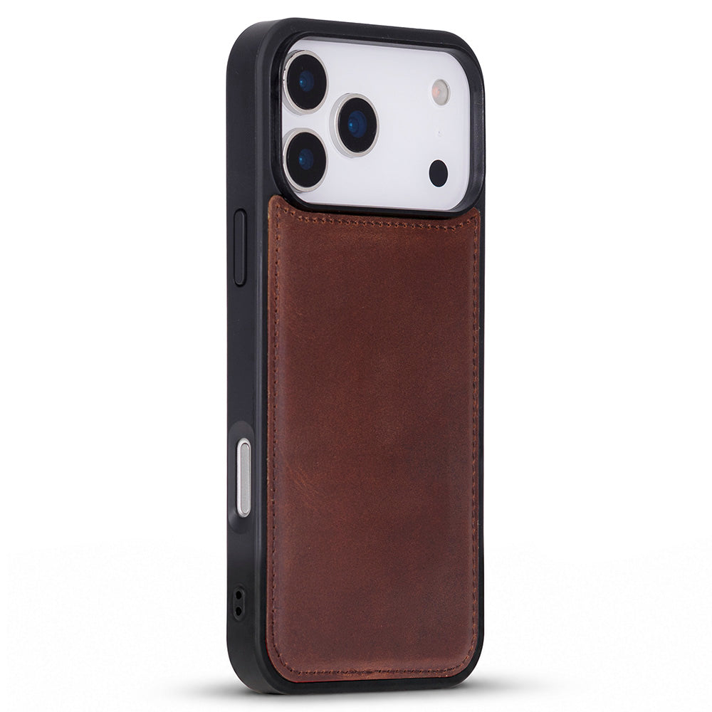 Bloomcase Mono Saddle Heritage Apple Iphone 17 Pro Max(6.9") Hakiki Deri Magsafe Kılıf