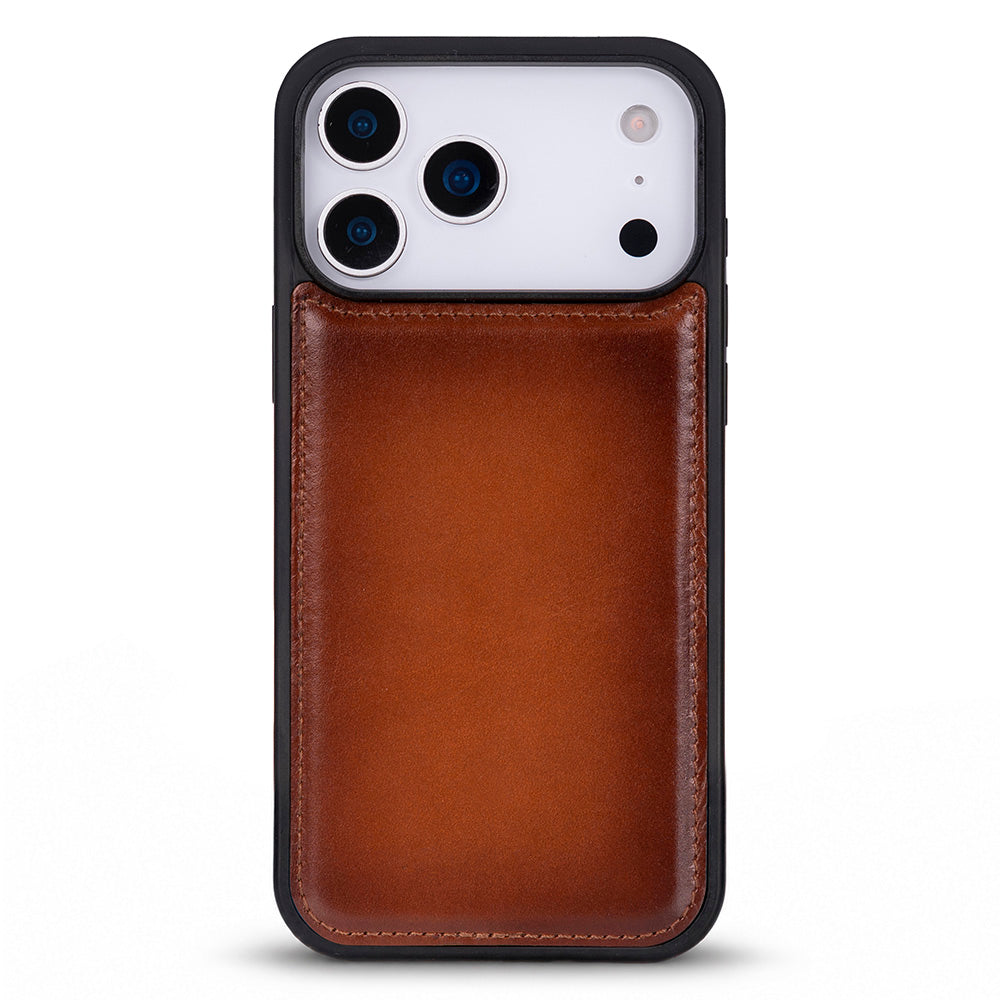 Bloomcase Mono Urban Tan Apple Iphone 17 Pro Max(6.9") Hakiki Deri Magsafe Kılıf