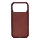 Bloomcase Mono Saddle Brown Apple Iphone 17 Pro Max (6.9") Hakiki Deri Magsafe Kılıf