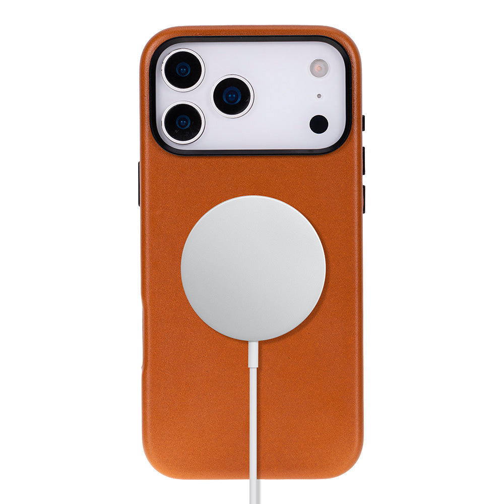 Bloomcase Mono Urban Tan Apple Iphone 17 Pro Max (6.9") Hakiki Deri Magsafe Kılıf
