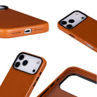 Bloomcase Mono Urban Tan Apple Iphone 17 Pro Max (6.9") Hakiki Deri Magsafe Kılıf