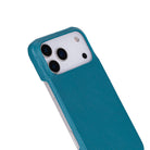 Bloomcase Ultimate Jacket Lagoon Blue– Apple Iphone 17 Pro Max (6.9") Hakiki Deri Kılıf