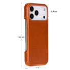 Bloomcase Ultimate Jacket Urban Tan – Apple Iphone 17 Pro Max (6.9") Hakiki Deri Kılıf