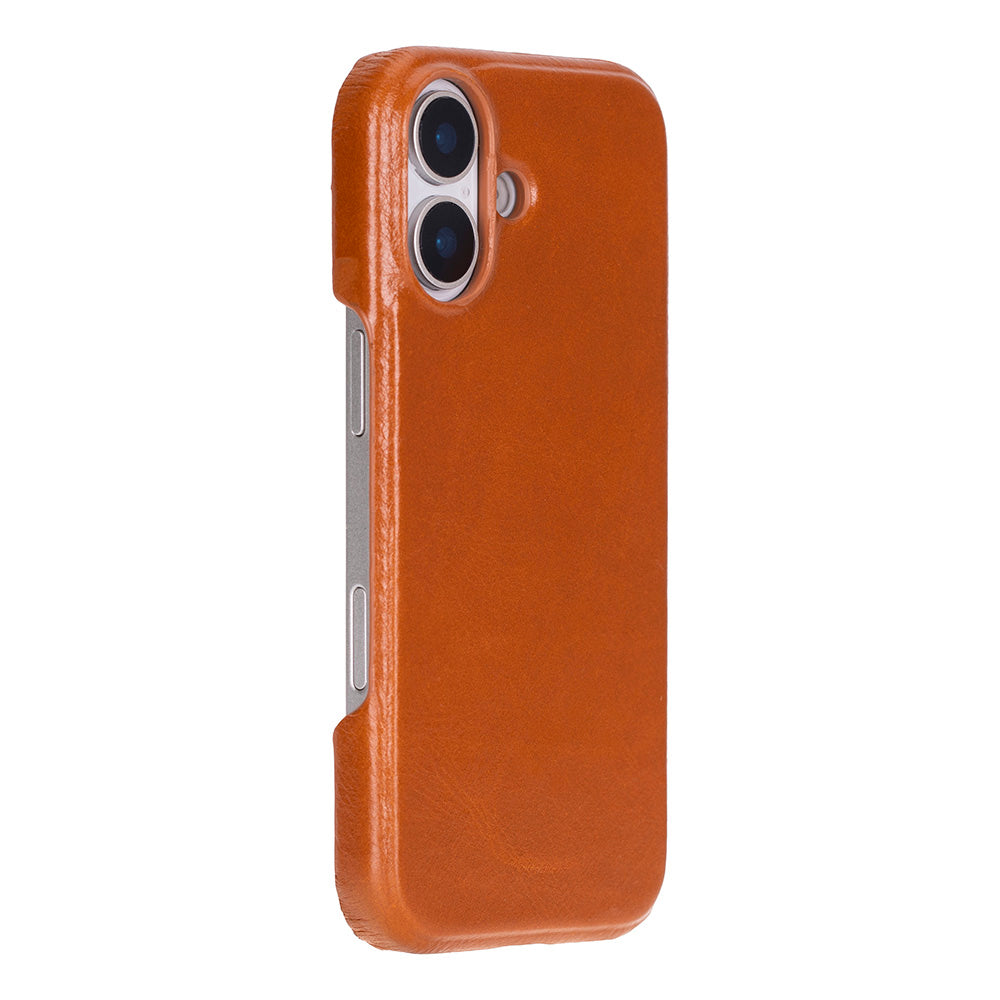 Bloomcase Ultimate Jacket Warm Tan - Apple Iphone 17 (6.3") Hakiki Deri Kılıf
