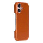 Bloomcase Ultimate Jacket Warm Tan - Apple Iphone 17 (6.3") Hakiki Deri Kılıf