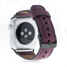 Bloominbag-Bloomin Band Mulberry Bloom Deri Apple Watch Kordon 44/45/46/49 Mm-2-Milagron.com