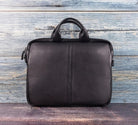 Bloomurban Shield 16" Noir Black Deri Laptop / Macbook Çantası