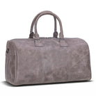 Bloomvoyage Ash Gray Hakiki Deri Duffle Çanta - Kadın Seyahat & Hafta Sonu Çantası