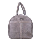Bloomvoyage Ash Gray Hakiki Deri Duffle Çanta - Kadın Seyahat & Hafta Sonu Çantası