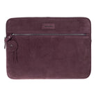 Burgundy Still Hakiki Süet Deri 13-14 Inç Macbook/Laptop Kılıfı