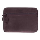 Burgundy Still Hakiki Süet Deri 15-16 Inç Macbook/Laptop Kılıfı