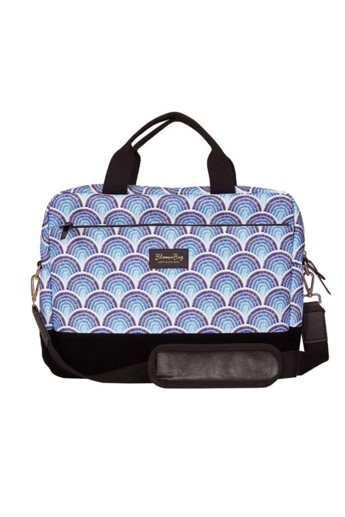 Bloominbag-Calm Waves 15 16 Inç Laptop / Mac Book çantası-1-Milagron.com