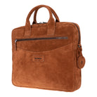Camel Still Hakiki Süet Deri 13-14 Inç Macbook/Laptop Çantası