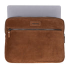 Camel Still Hakiki Süet Deri 13-14 Inç Macbook/Laptop Kılıfı