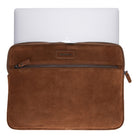 Camel Still Hakiki Süet Deri 15-16 Inç Macbook/Laptop Kılıfı