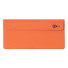Bloominbag-Celestina Pebble Orange Hakiki Deri Telefon Bölmeli Cüzdan-5-Milagron.com