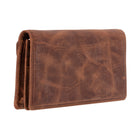 Bloominbag-Celestina Saddle Brown Hakiki Deri Telefon Bölmeli Cüzdan-1-Milagron.com