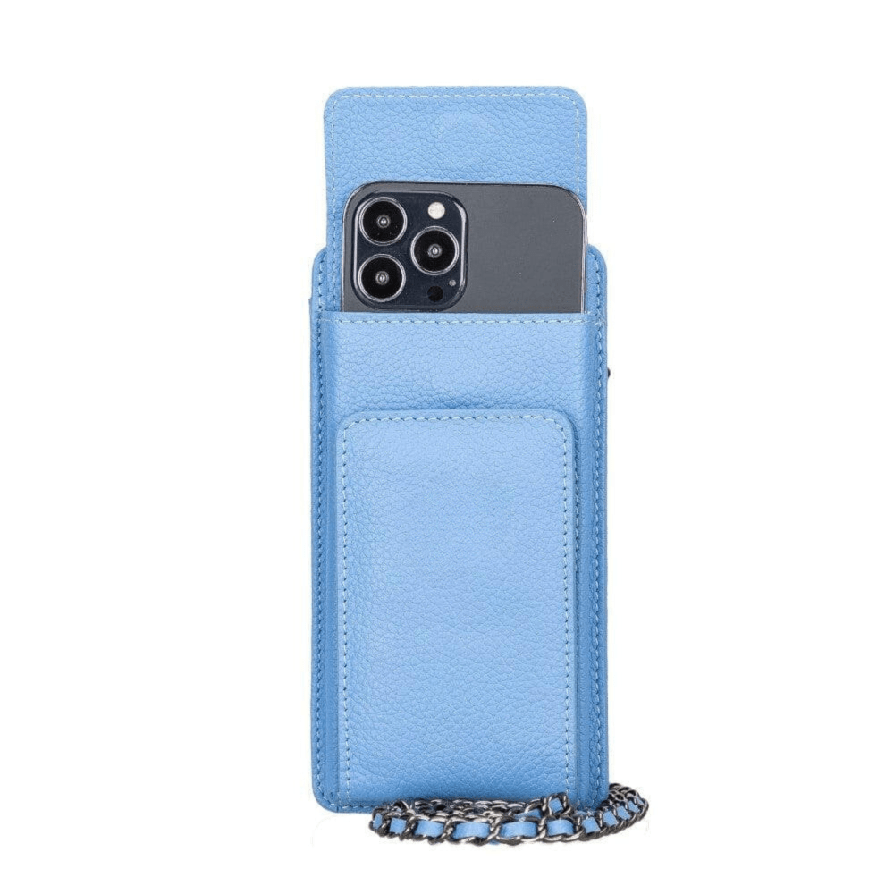 Bloominbag-City Muse Deri Beryl Teal çapraz Askılı Telefon Cüzdan-2-Milagron.com