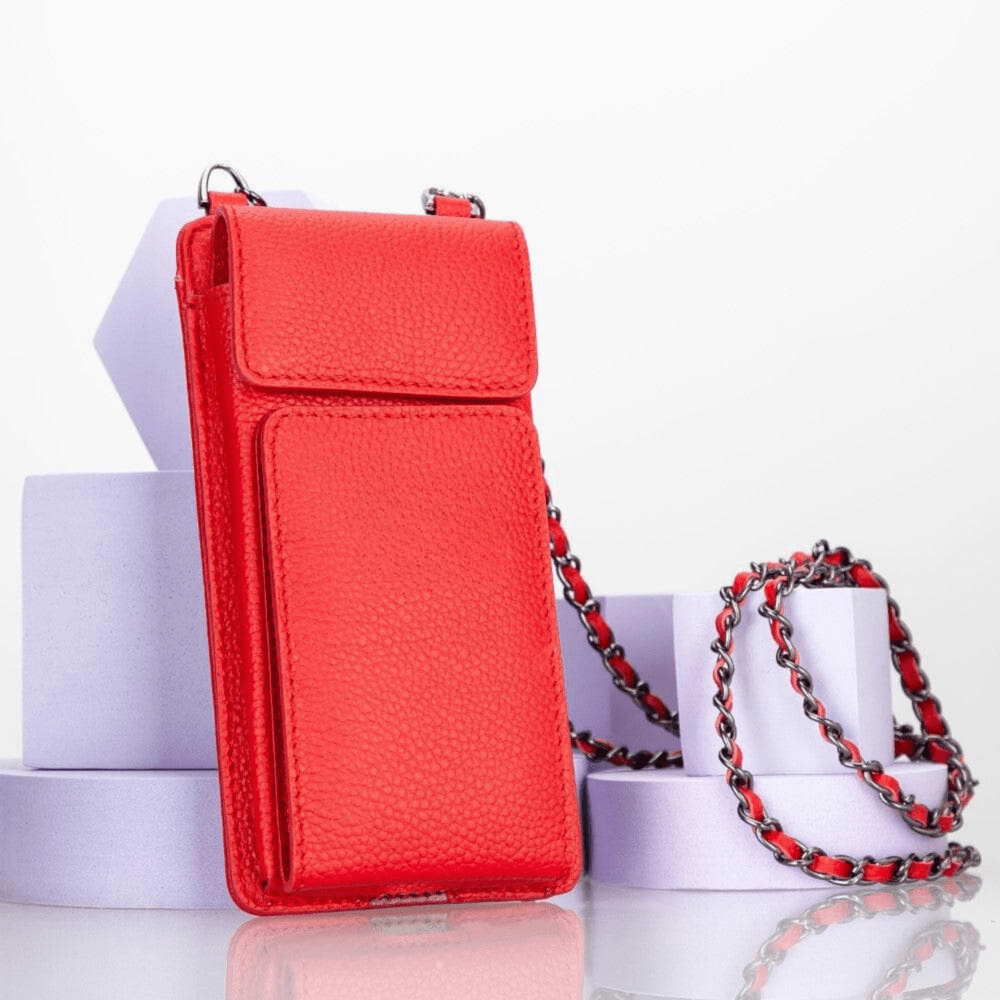 Bloominbag-City Muse Deri Crimson Rouge çapraz Askılı Telefon Cüzdan-2-Milagron.com