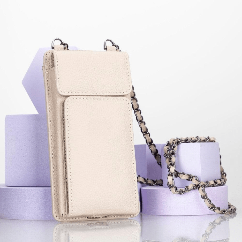 Bloominbag-City Muse Deri Sandy Brown çapraz Askılı Telefon Cüzdan-2-Milagron.com