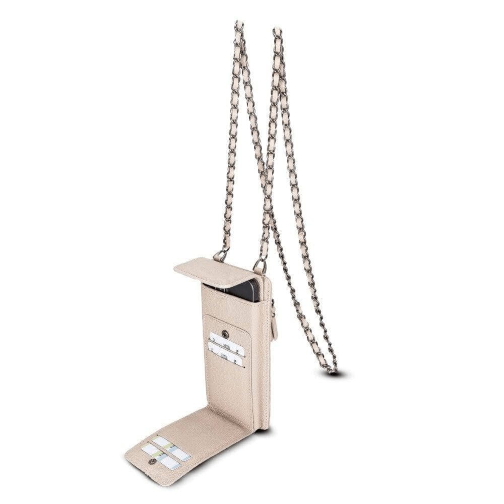 Bloominbag-City Muse Deri Sandy Brown çapraz Askılı Telefon Cüzdan-4-Milagron.com