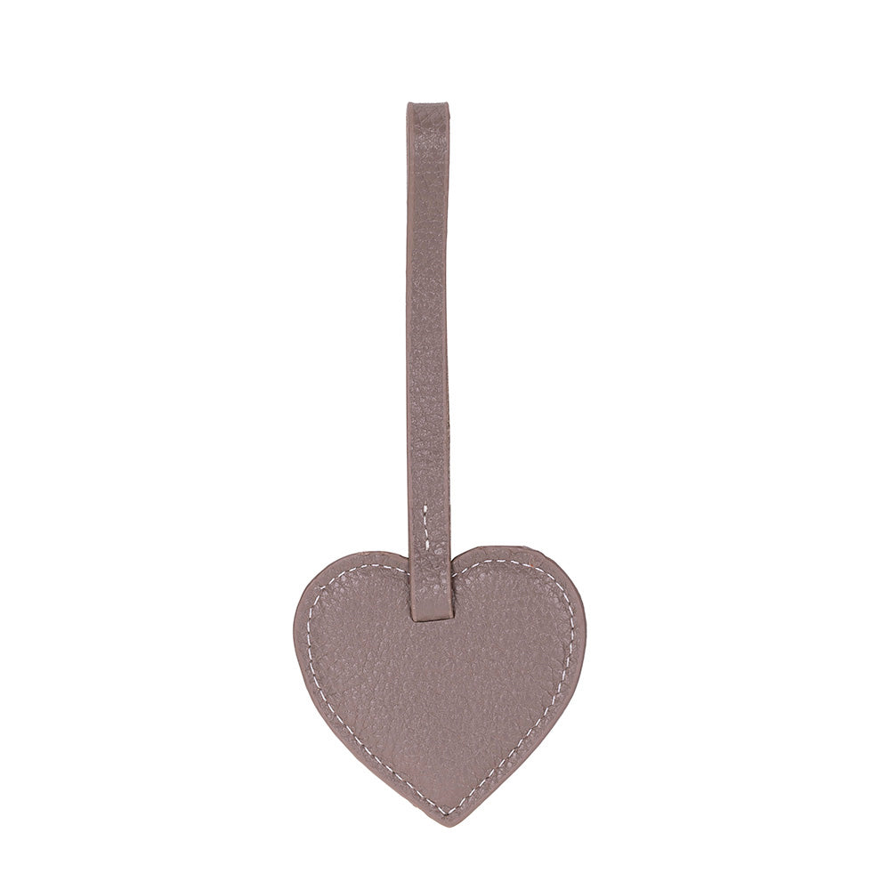 Cuore Dusty Mink Hakiki Deri Çanta Charm