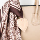 Cuore Dusty Rose Hakiki Deri Çanta Charm