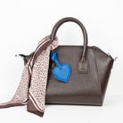 Cuore Ocean Blue Hakiki Deri Çanta Charm
