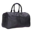 Bloominbag-Dolly Voyager Luxe Pebble Black Hakiki Deri Weekender & Duffle Seyahat çantası-1-Milagron.com