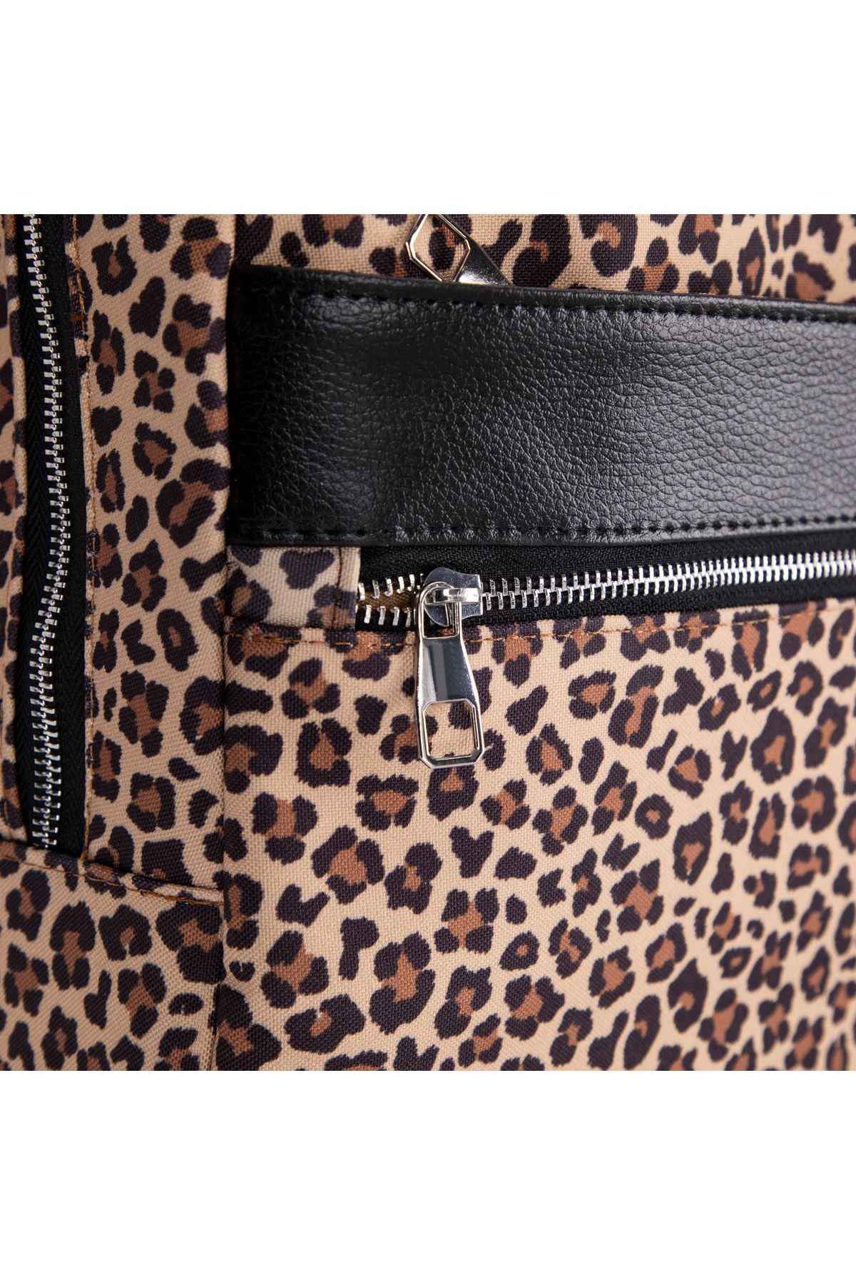 Bloominbag-Earthy Leopard 13 14 Inç Laptop / Mac Book Sırt çantası-3-Milagron.com