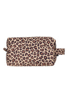 Bloominbag-Earthy Leopard Seyahat / Makyaj çantası-4-Milagron.com